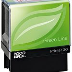 2000 PLUS Green Line Self-Inking Message Stamp