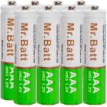 Rechargeable AAA Batteries 8 pack